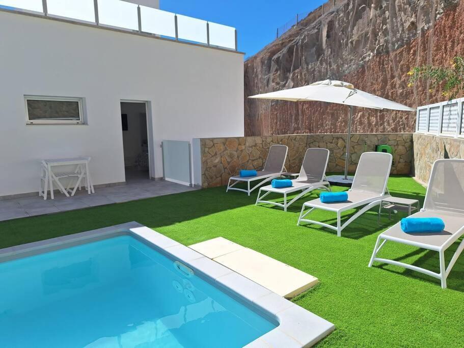 Malibu Mogan Secret Pool Villa - Piscina Privada Y Climatizada - Exclusive Heated Pool La Playa de Tauro Extérieur photo