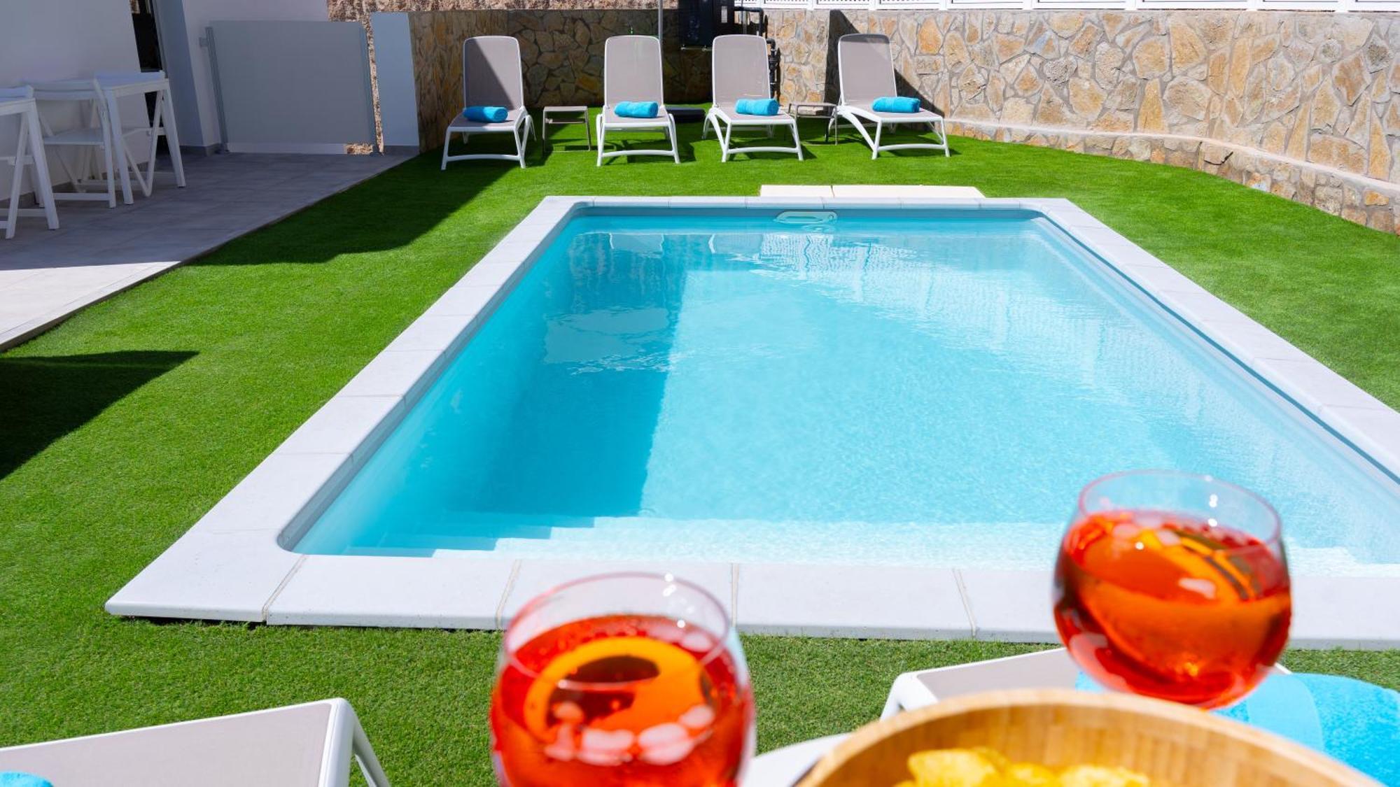 Malibu Mogan Secret Pool Villa - Piscina Privada Y Climatizada - Exclusive Heated Pool La Playa de Tauro Extérieur photo