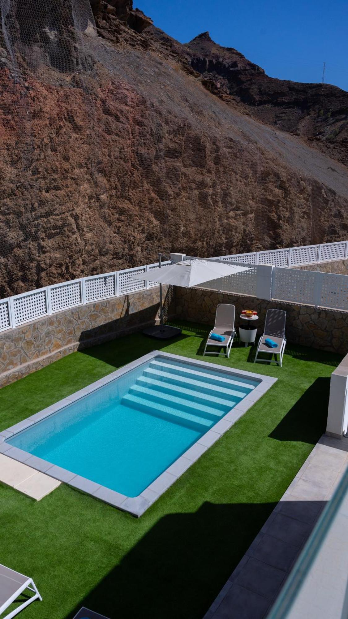 Malibu Mogan Secret Pool Villa - Piscina Privada Y Climatizada - Exclusive Heated Pool La Playa de Tauro Extérieur photo