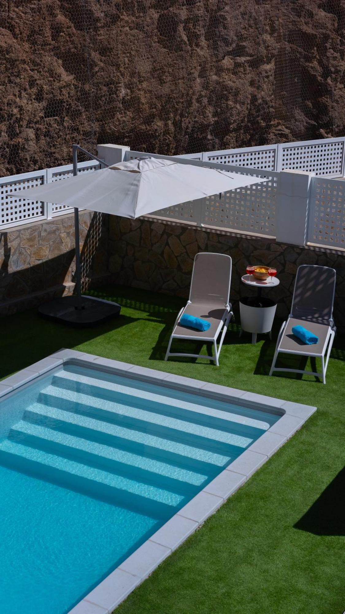 Malibu Mogan Secret Pool Villa - Piscina Privada Y Climatizada - Exclusive Heated Pool La Playa de Tauro Extérieur photo